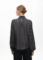 Nuova Collezione Blusa collo alto a pois LOLA CASADEMUNT