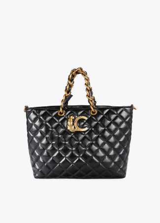 Nuova Collezione Borsa shopper a due manici con trapuntata in ecopelle LOLA CASADEMUNT