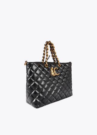 Nuova Collezione Borsa shopper a due manici con trapuntata in ecopelle LOLA CASADEMUNT