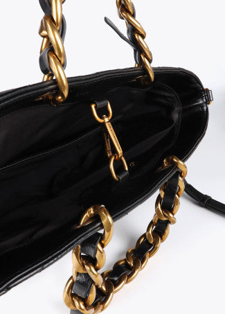 Nuova Collezione Borsa shopper a due manici con trapuntata in ecopelle LOLA CASADEMUNT
