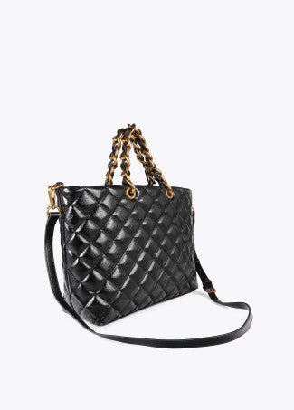 Nuova Collezione Borsa shopper a due manici con trapuntata in ecopelle LOLA CASADEMUNT