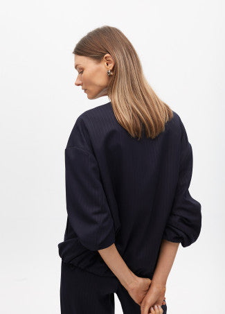 Nuova Collezione bomber in tessuto gessato LOLA CASADEMUNT