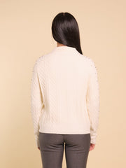 Cardigan trecce con cristalli Z.O.E.