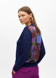 Nuova Collezione Cardigan in Maglia Fine con Retro fantasia LOLA CASADEMUNT