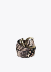 Cintura reversibile con fibbia LC leopardo LOLA CASADEMUNT