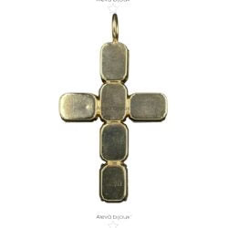 Ciondolo Croce Princess Oro e Cristalli ALEVA' BIJOUX