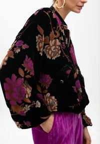 Blouson in velluto fantasia LOLA CASADEMUNT