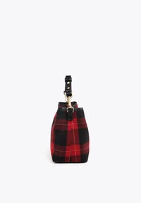 Nuova Collezione Borsa piccola in tessuto tartan LOLA CASADEMUNT