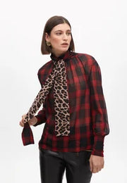 Nuova Collezione Camicia tartan con fiocco LOLA CASADEMUNT