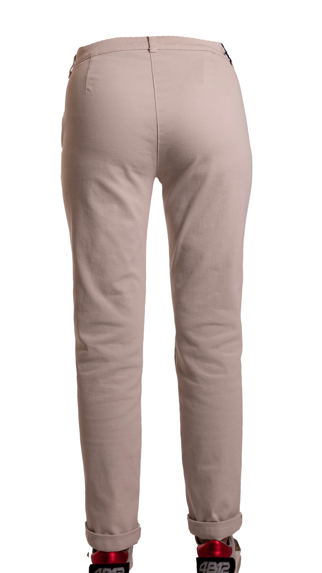 Pantaloni di cotone con risvolto JEANS&POLO