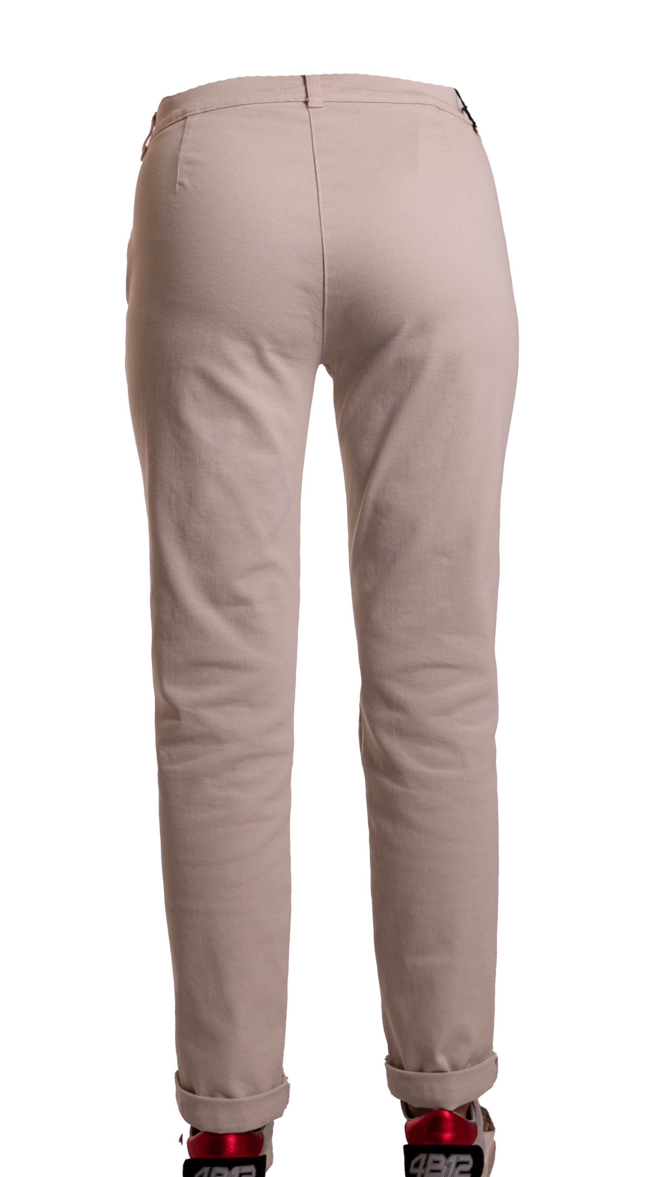 Pantaloni di cotone con risvolto JEANS&POLO