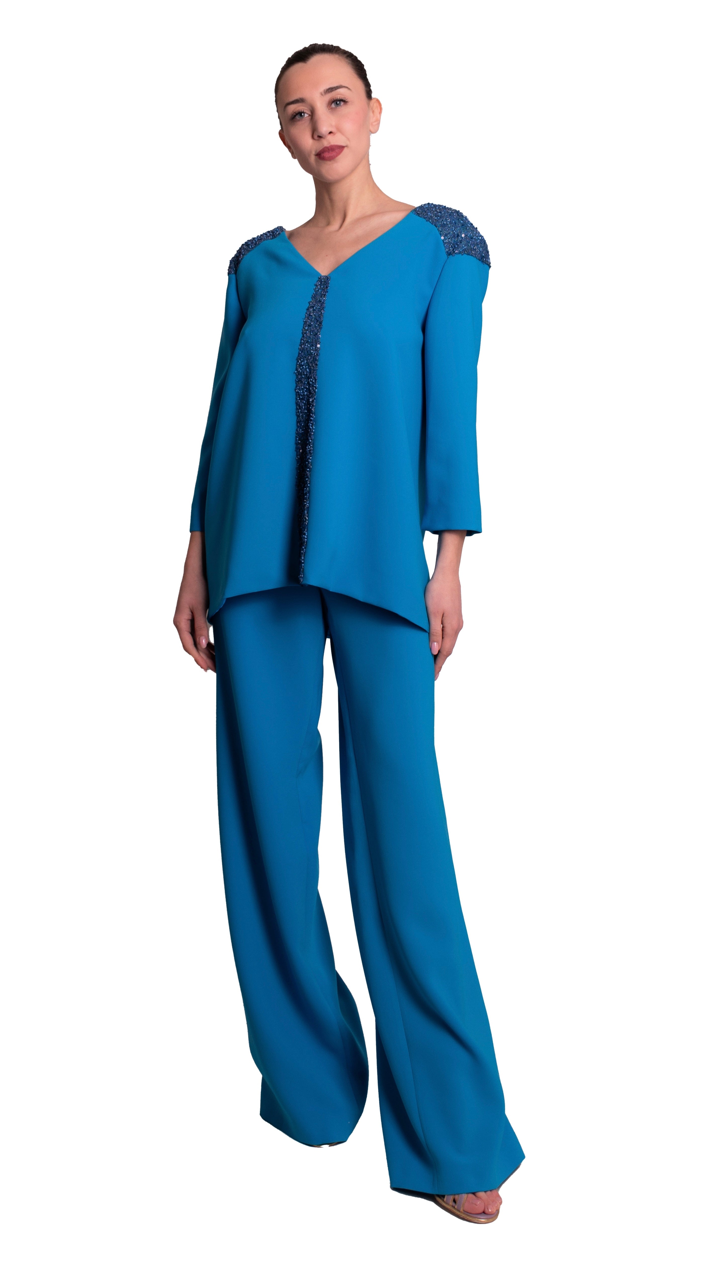 Pantaloni Palazzo In Cady FELY CAMPO