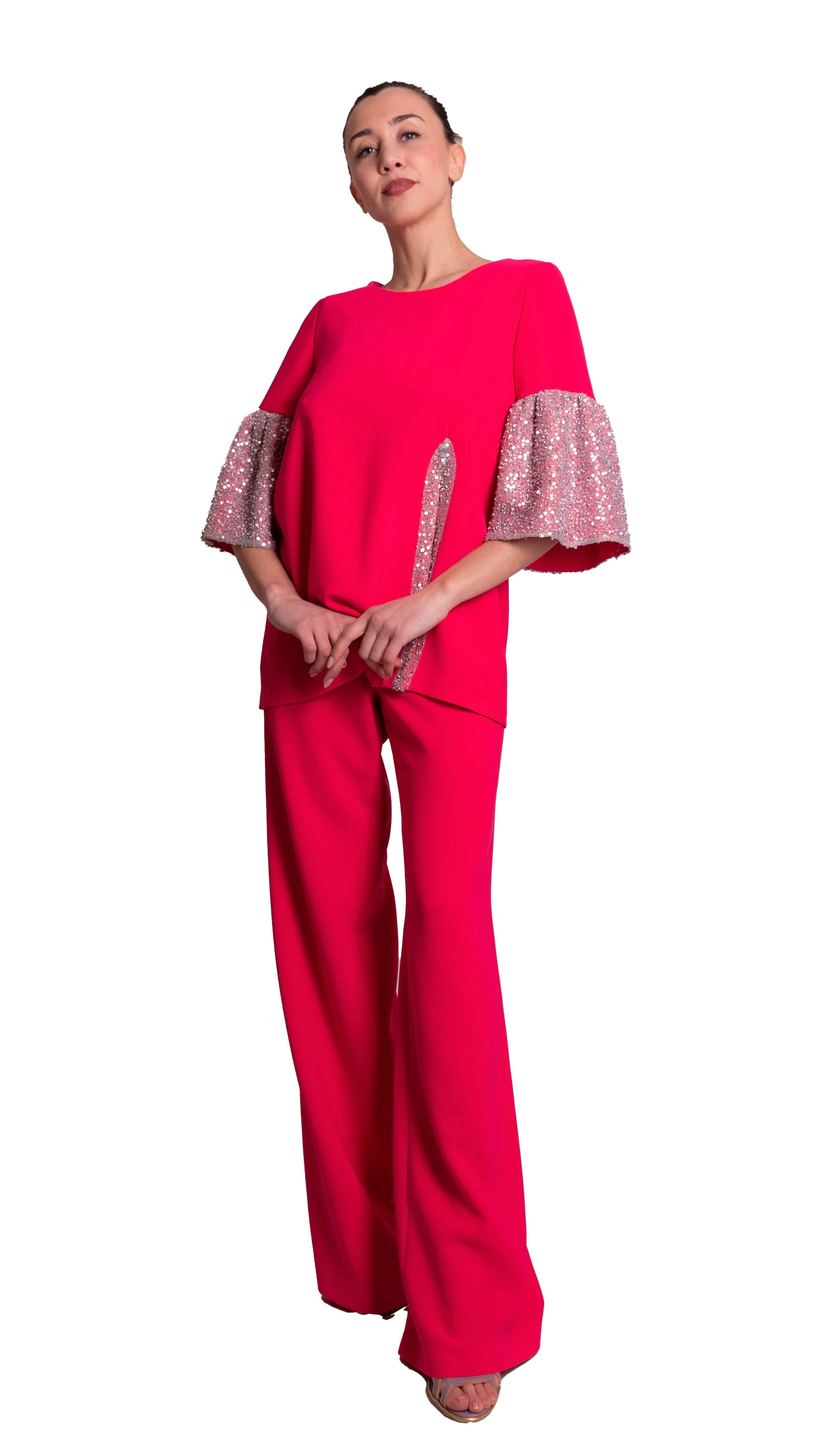 Pantaloni Palazzo In Cady FELY CAMPO