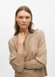 Maglia in misto lana merino con Strass LOLA CASADEMUNT