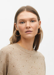 Maglia in misto lana merino con Strass LOLA CASADEMUNT