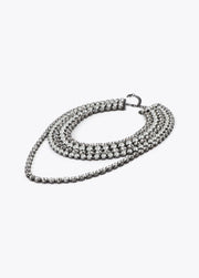 Collana Multistrato Cristalli e Perle LOLA CASADEMUNT