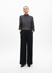 Nuova Collezione Pantaloni larghi con fascia bicolore LOLA CASADEMUNT