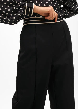 Pantaloni larghi con fascia bicolore LOLA CASADEMUNT
