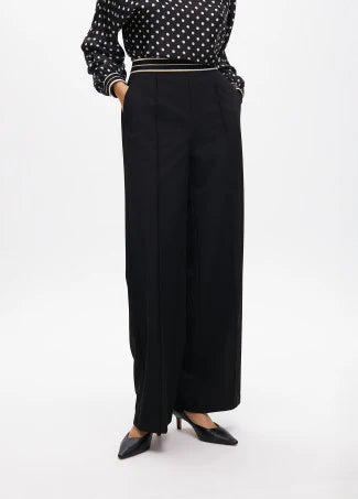 Pantaloni larghi con fascia bicolore LOLA CASADEMUNT