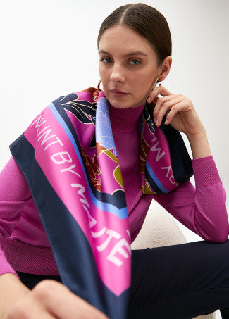 Foulard con stampa floreale LOLA CASADEMUNT