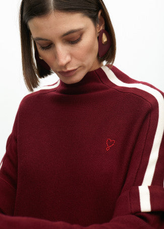 Maglia ampia con righe a Contrasto LOLA CASADEMUNT