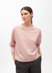 Maglia in misto lana merino con Strass LOLA CASADEMUNT