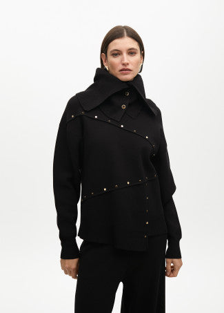 Maglia destrutturato con borchie LOLA CASADEMUNT