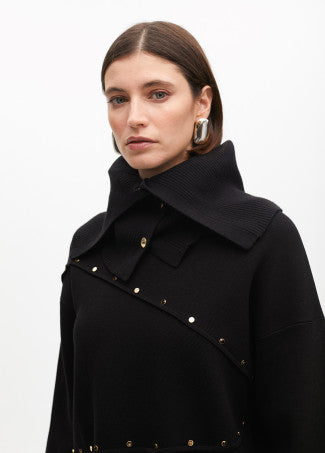 Maglia destrutturato con borchie LOLA CASADEMUNT