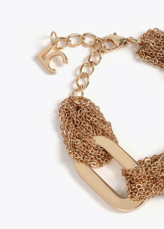 Bracciale multicatena con logo finale LOLA CASADEMUNT