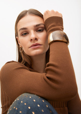 Bracciale rigido con pezzo in acrilico LOLA CASADEMUNT