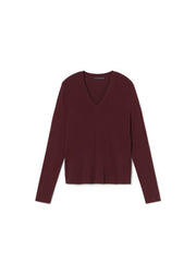 T-shirt a V con dettagli di strass LOLA CASADEMUNT