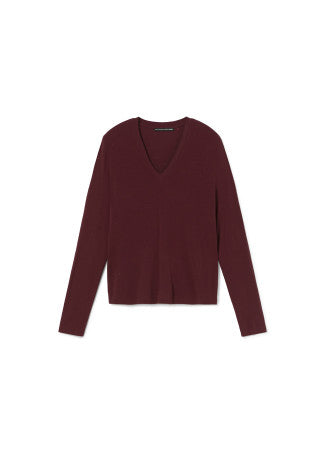 T-shirt a V con dettagli di strass LOLA CASADEMUNT