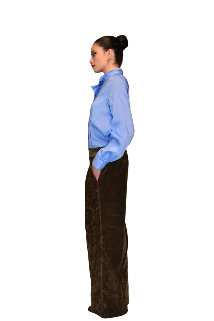 Camicia Di cotone con fiocco ANITIE'