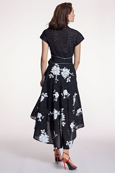 Abito chemisier in cotone ricamato ALBA CONDE